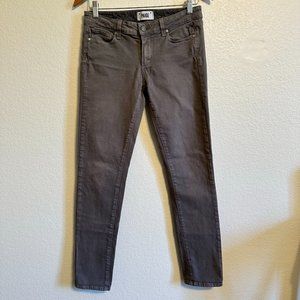 Paige Skyline Skinny Size  27 Light Grey